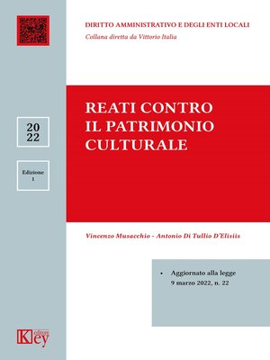 cover image of Reati contro il patrimonio culturale